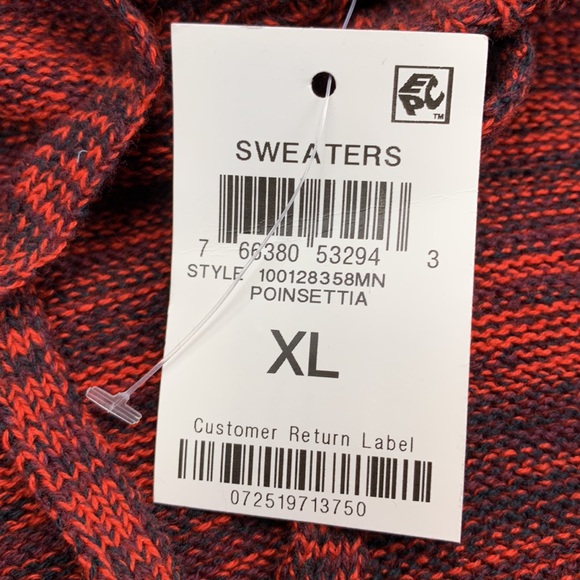 Sun + Stone Men's Solid Marled Hooded Sweater Size XL - Picture 3 of 9